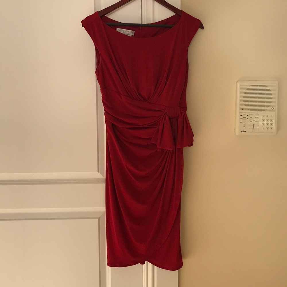Maggy London red cocktail Dress